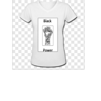 black power t V-Neck