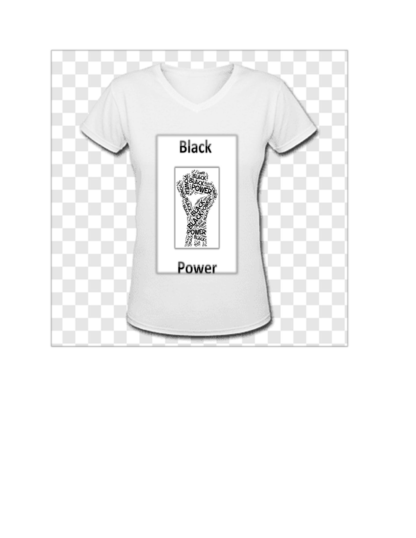 black power t V-Neck